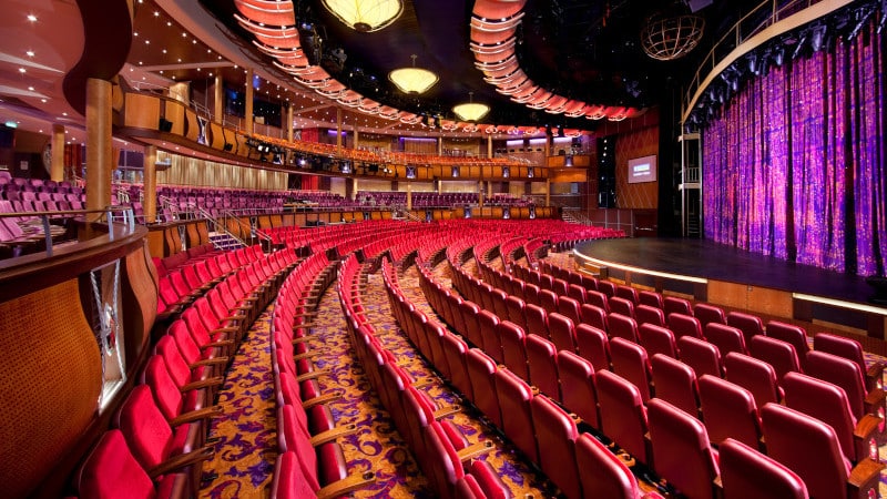 one of the concert halls inside the ITBOG 2023 cruise ship